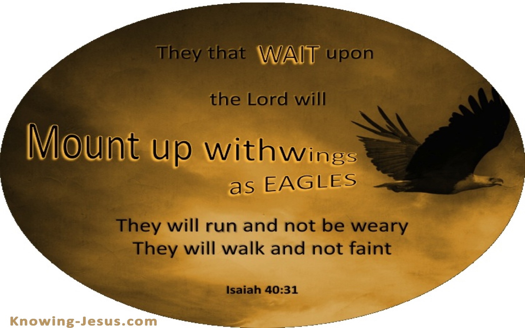 Isaiah 40:31 Mount Up With Wings (devotional)02:02 (brown)